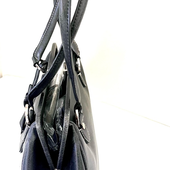 Y2K Liz Claiborne Vintage Leather Kisslock closure Womens Handbag / Shoulderbag - Picture 5 of 11